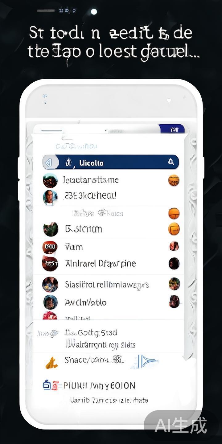选择篮球赛事：进入界面后，根据自己的偏好选择当期参