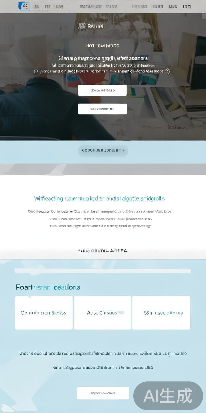 在新版本的官网首页，采用简洁明快的布局，信息分类一